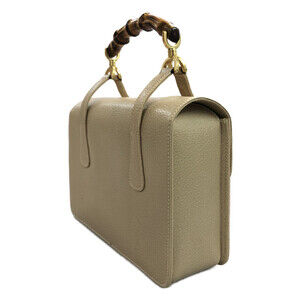 Gucci Tan Bamboo Shoulder Hand Bag 2way
